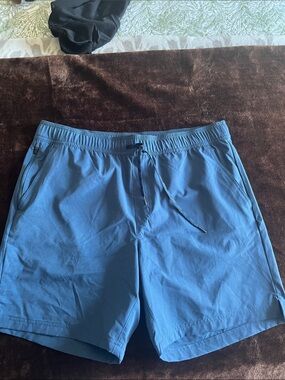 Chaps Light Blue Men's Swim Trunks with Drawstring